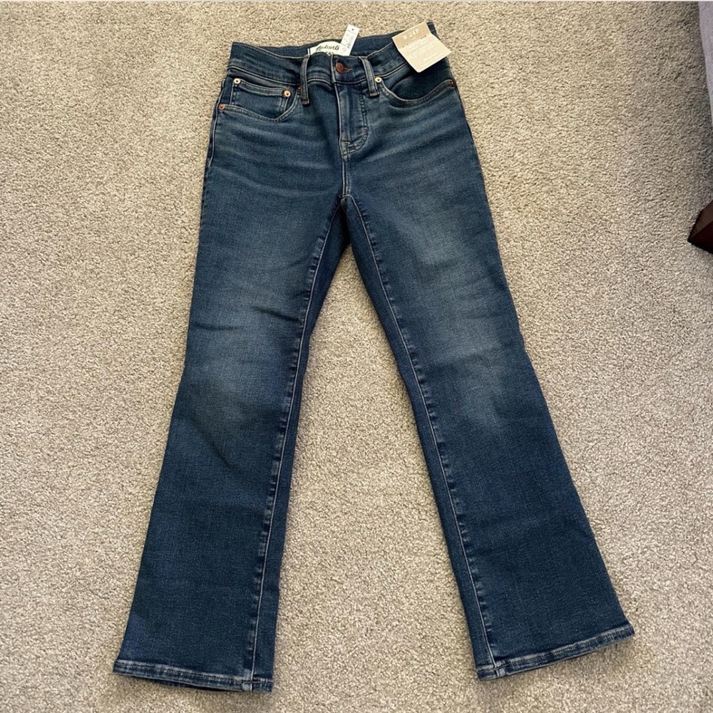 Madewell Women's Boot Cut Jeans in Deep Blue